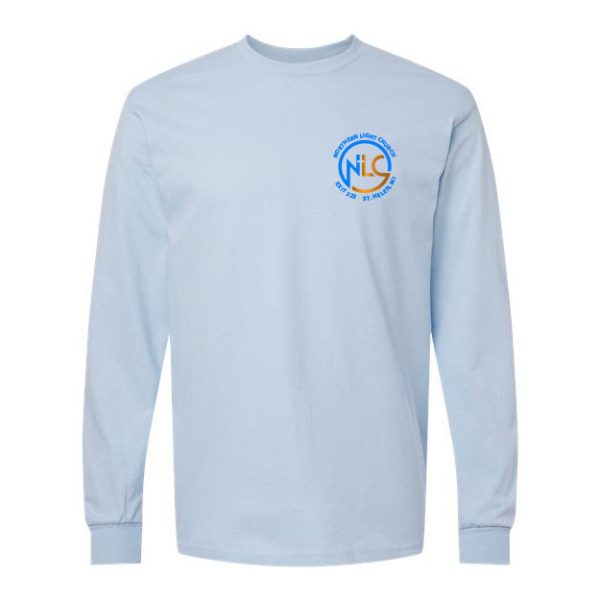Northern Light Church T-Shirt Long Sleeve - Image 5