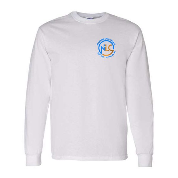 Northern Light Church T-Shirt Long Sleeve - Image 10